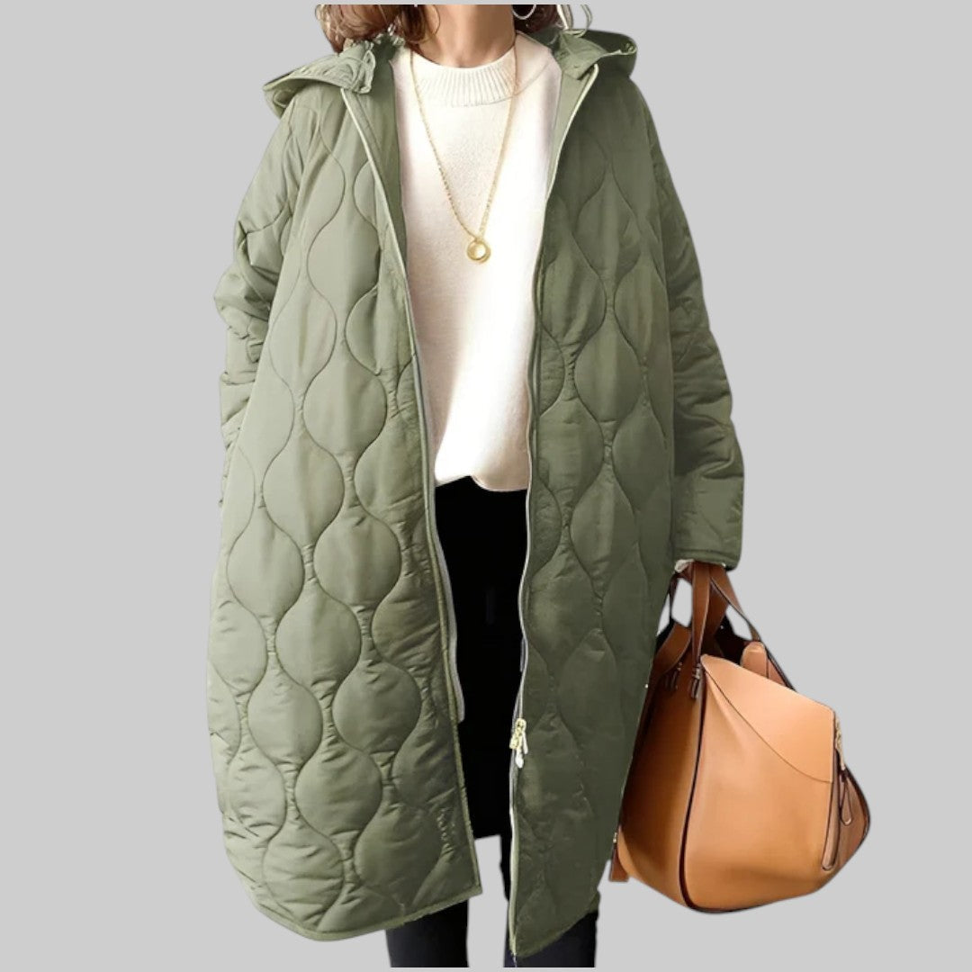 ANDREA | VOLNÝ PARKA S KAPUCÍ