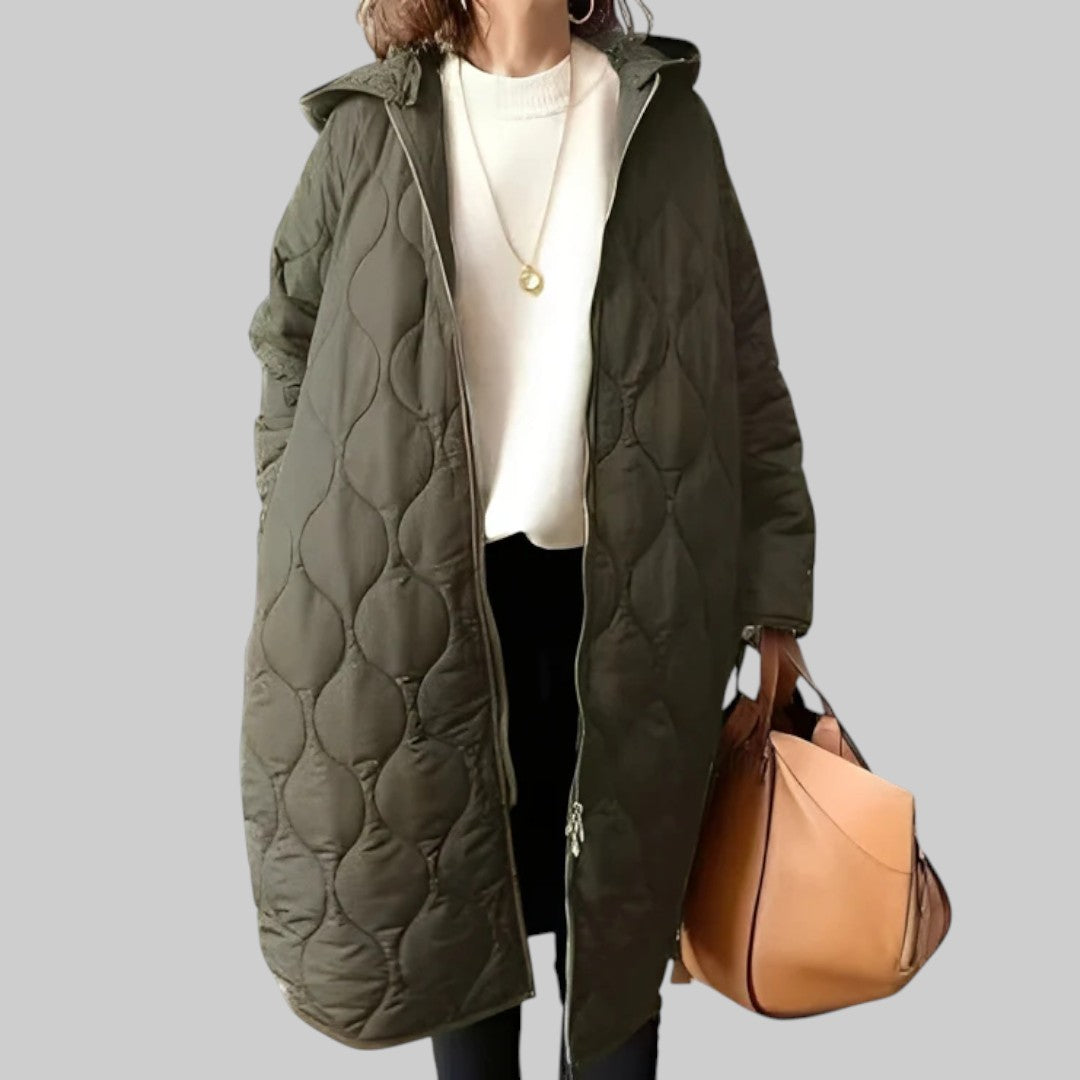 ANDREA | VOLNÝ PARKA S KAPUCÍ