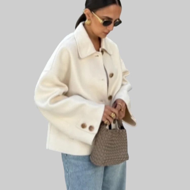 ESTER | Dámský krátký kabát | Volný střih