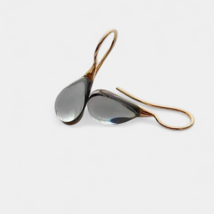 NÁUŠNICE S KRYŠTÁLOVÝMI KULIČKAMI A STŘÍBREM